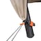 Modern Leisure Renaissance Patio Swing Cover, 81 in. L x 52 in. W x 7 in. H, Gray 3099 - alternate 4